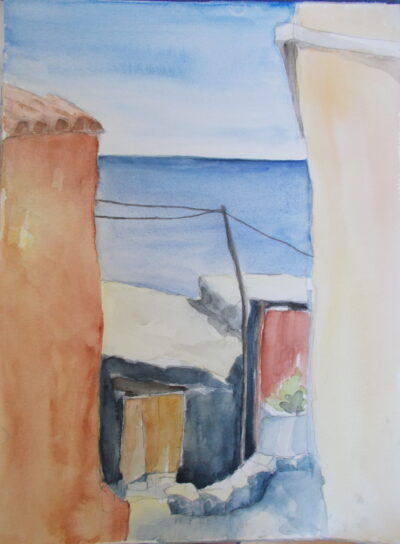 Meerblick in Lubenice