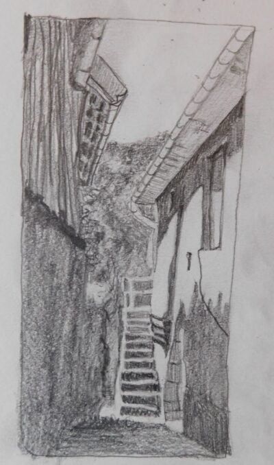Gasse in Lods