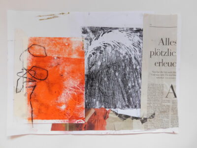 Holzdruck Collage alles erleuchtet